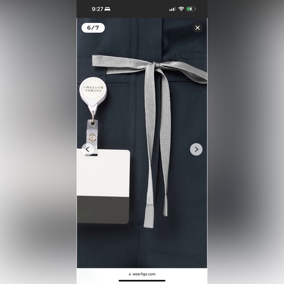 FIGS Rafaela Cargo ScrubJumpsuit - Picture 6 of 8